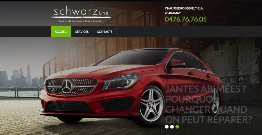 Schwarzline website preview
